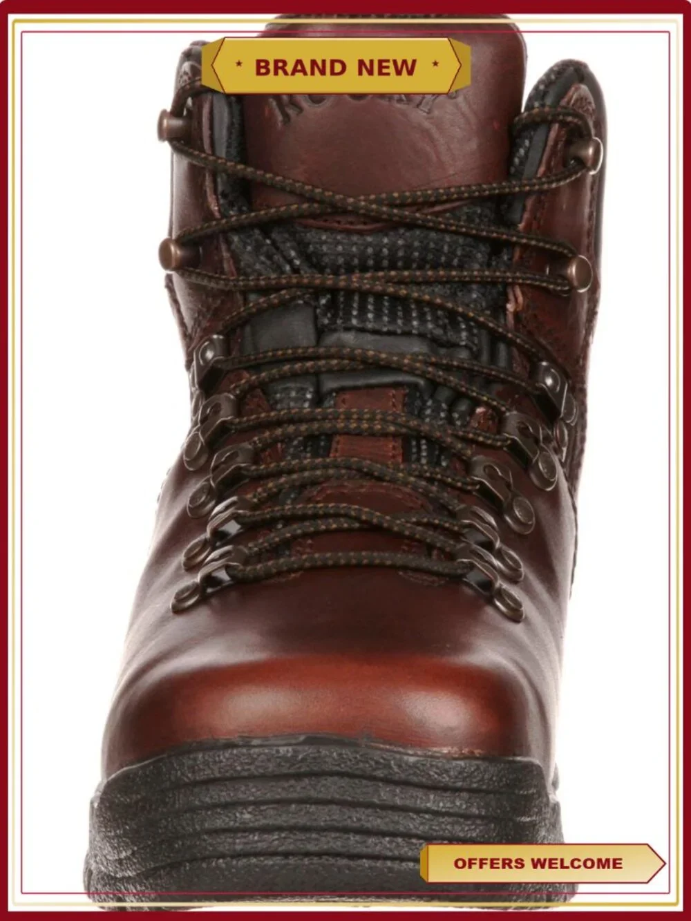 Men's Steel Toe Waterproof Work Boots Wide Width Available